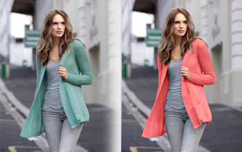Model Dress Color Correction Model Dress Color Correction