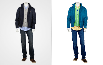 Multiple clipping path